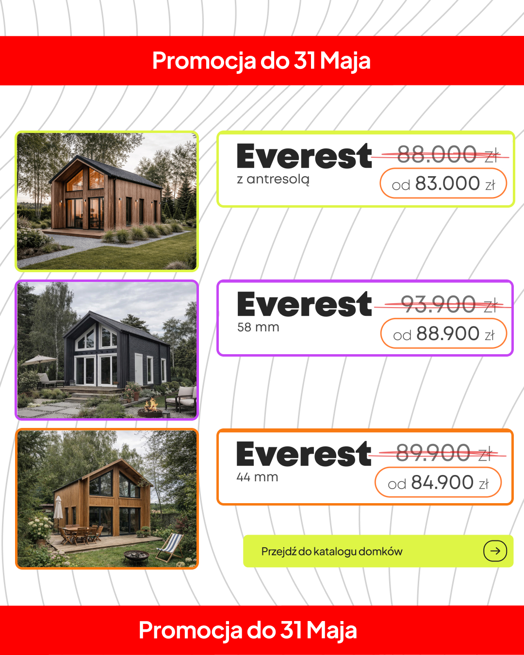 Odbierz 5.000 zł rabatu na WSZYSTKIE modele Everest!