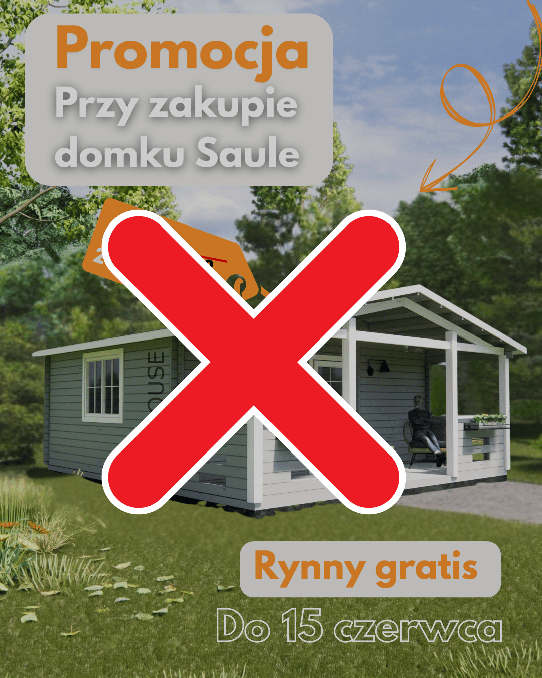 Domek Saule + Rynny gratis