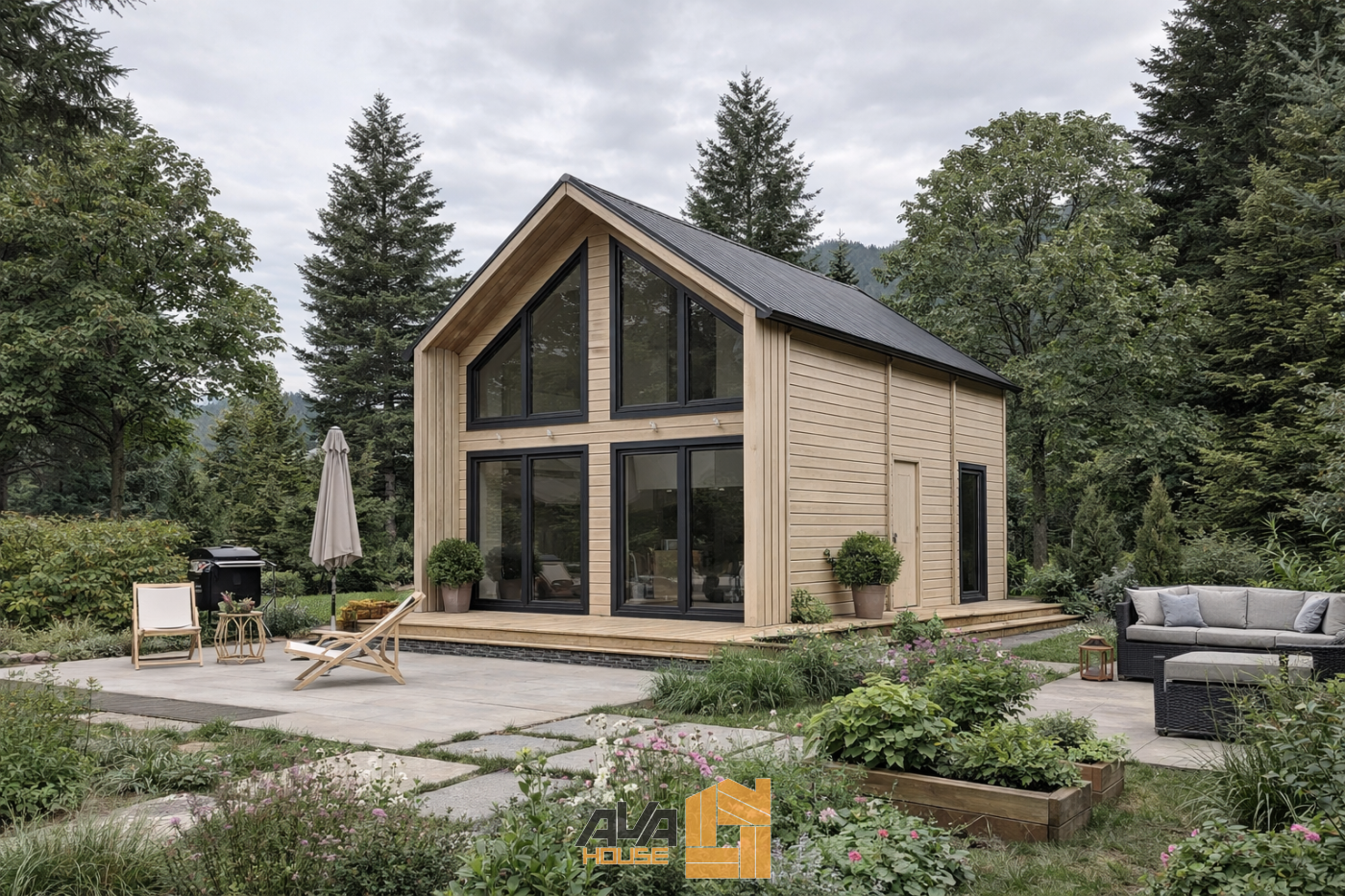 Domek Everest 5 x 7m 58mm