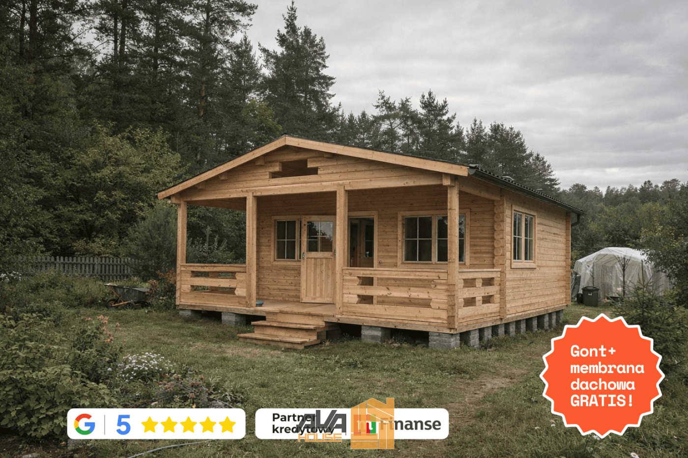 Domek letniskowy Lorenzo 5,95 x 6,1