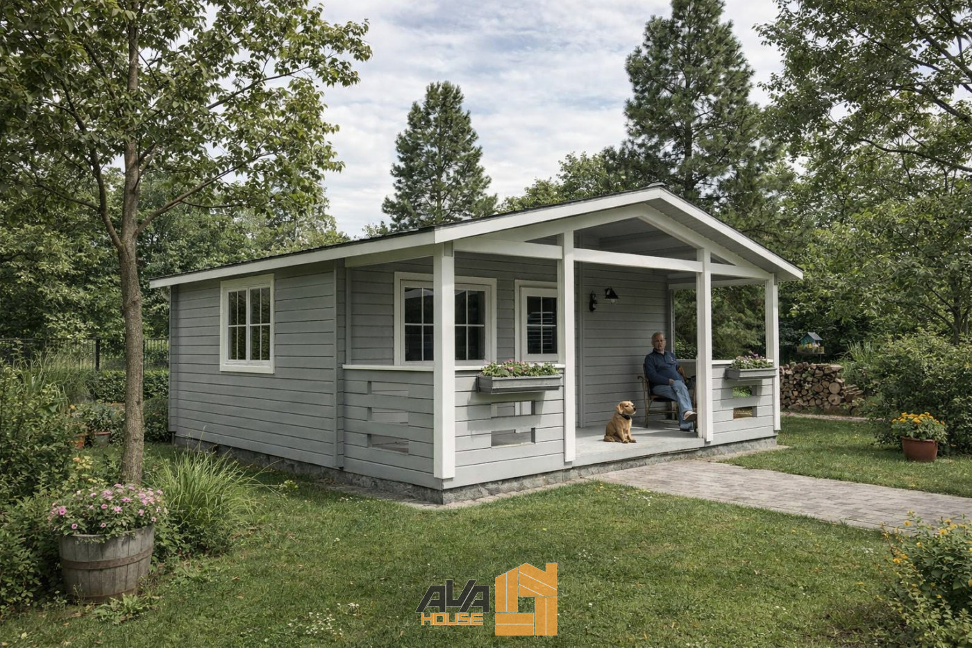 Domek Letniskowy Saule 5,95 x 6,65