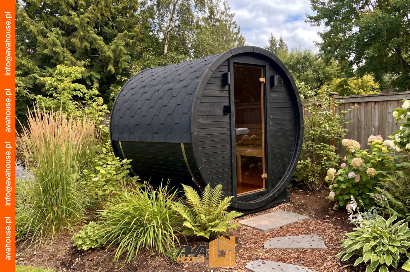 Sauna Beczka 2m