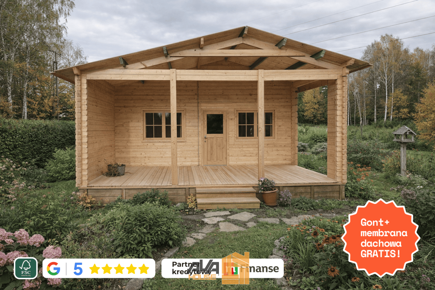 Domek letniskowy Margaret 6,5 x 9,6