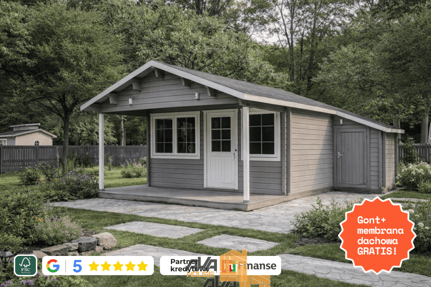 Domek letniskowy Luna 6,5x5