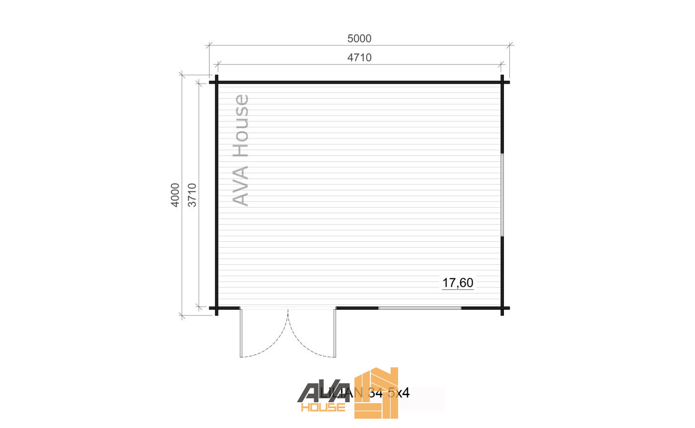 Domek letniskowy Lillian 5 x 4