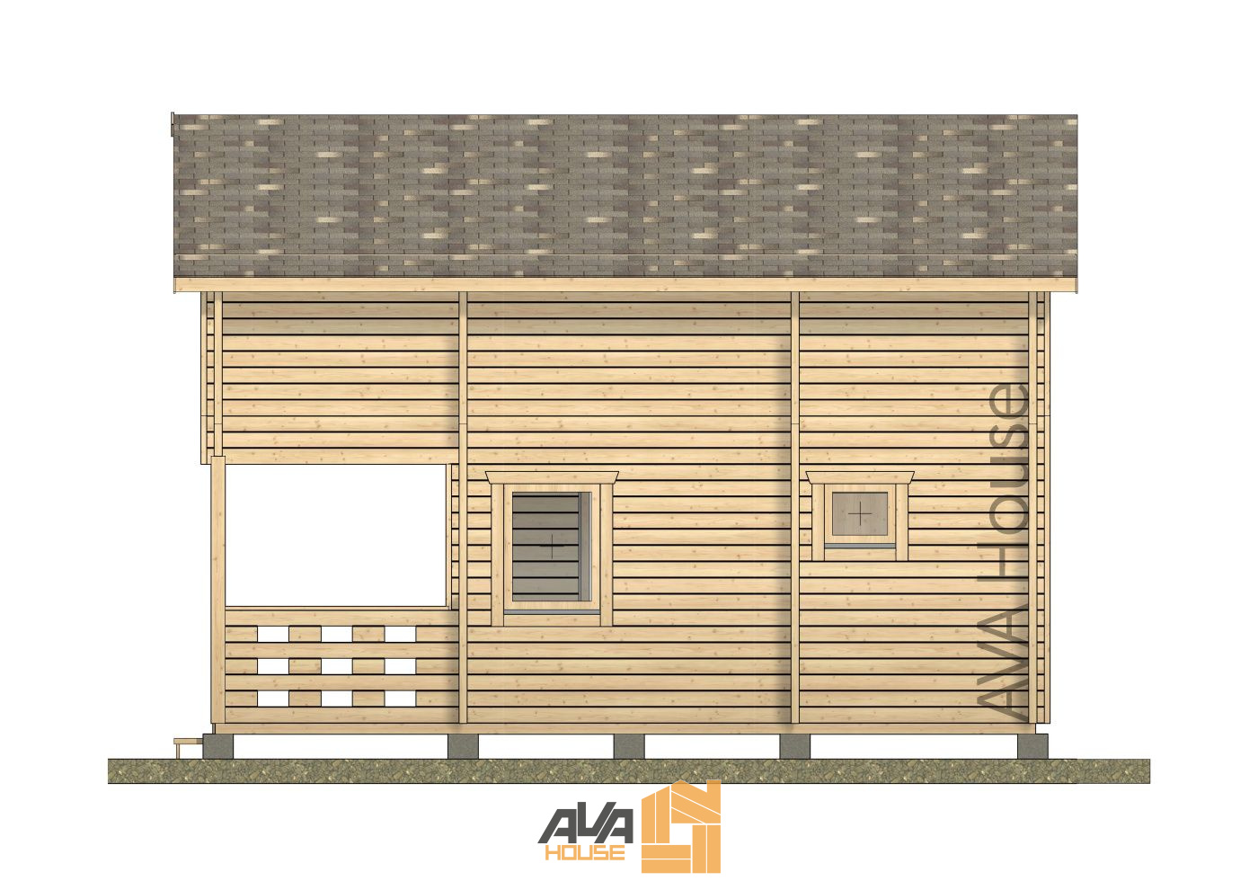 Domek letniskowy Ursus 5 х 7