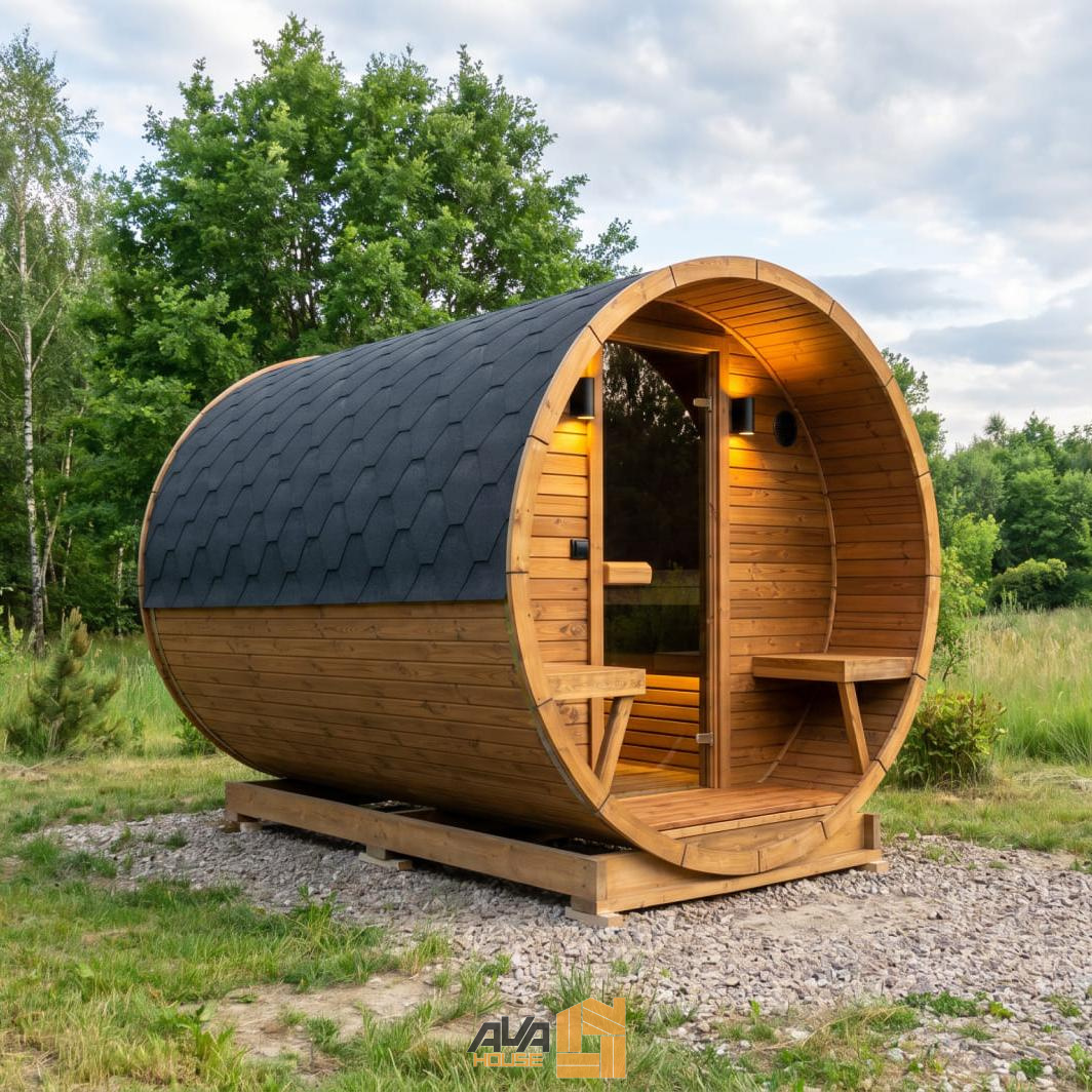 999 Sauna Beczka 3m