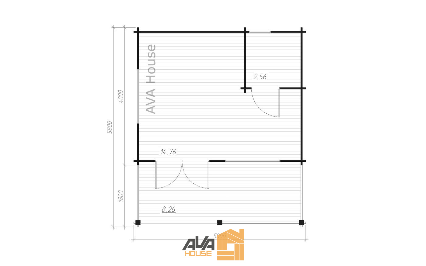 Domek letniskowy Oristano R 5 x 5,8