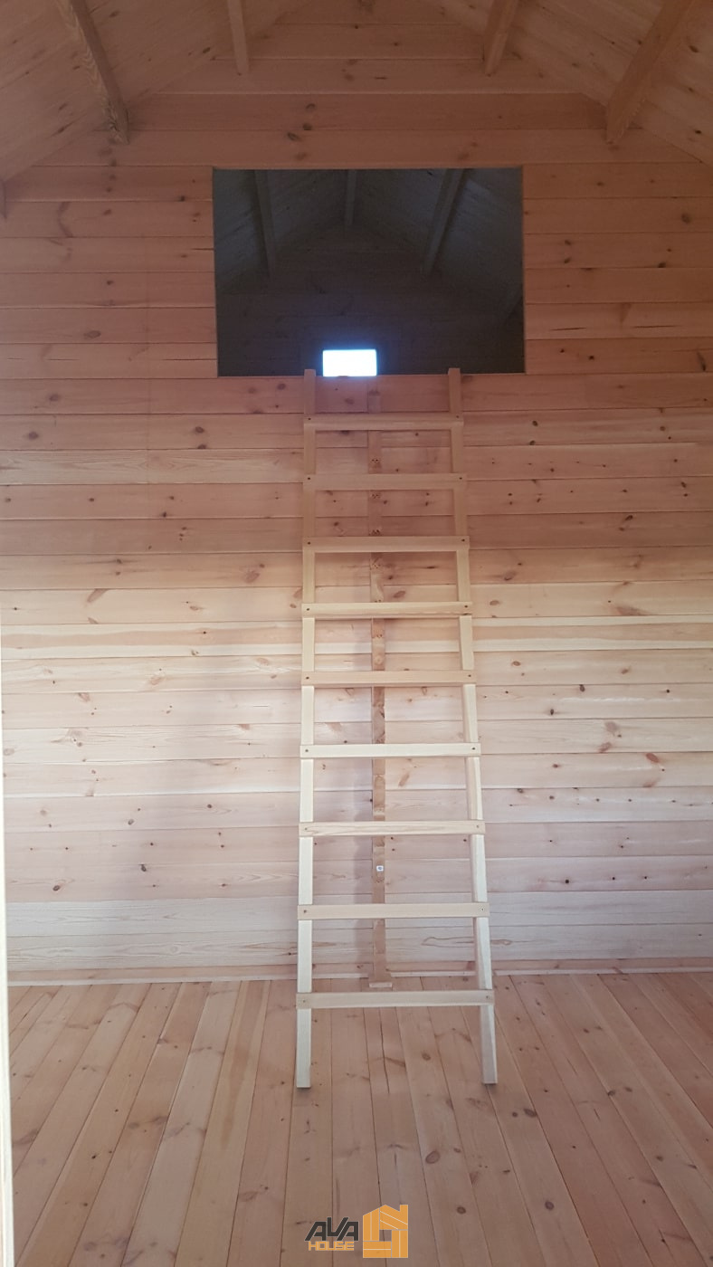 Domek letniskowy Argus z antresolą 6 x 6