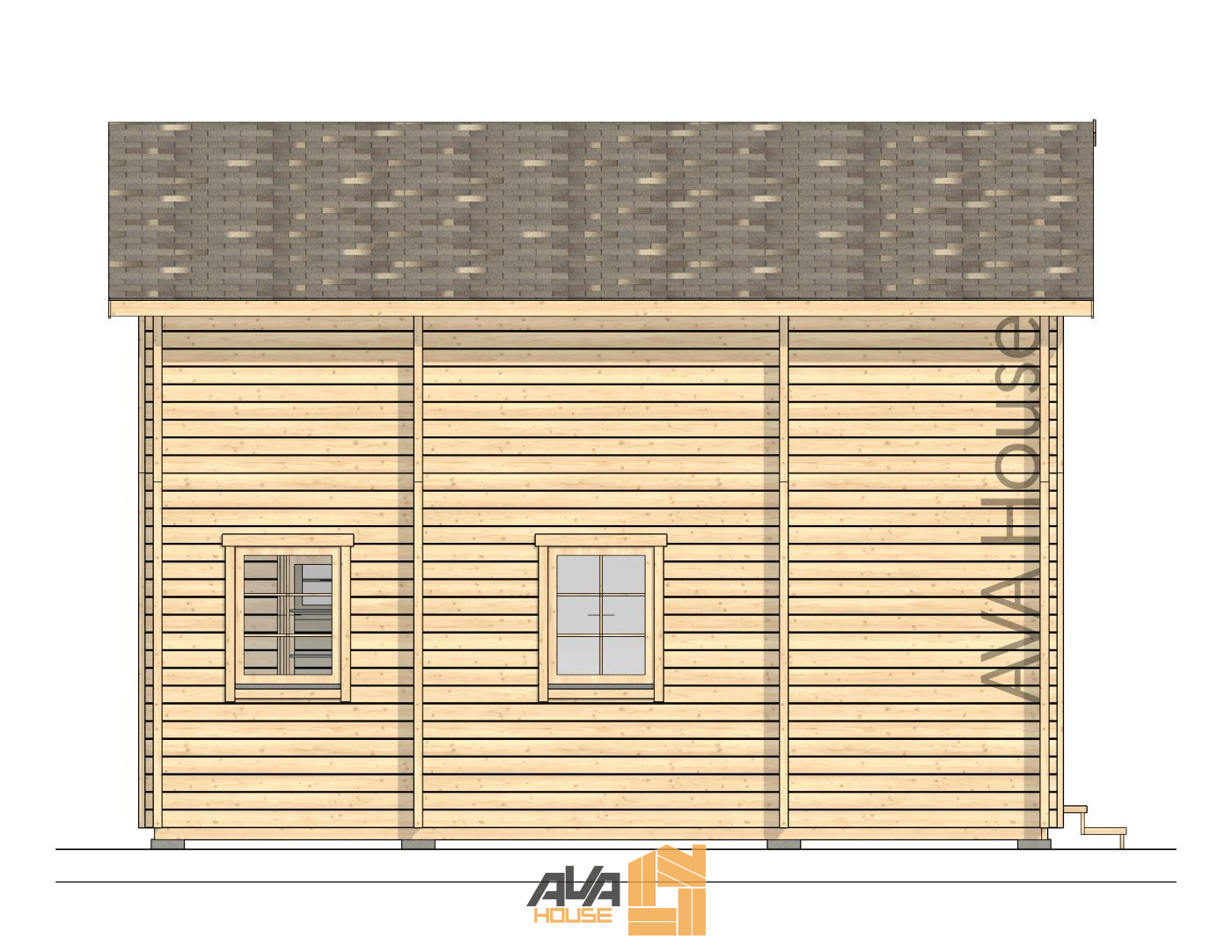 Domek letniskowy Robert II  5 x 7