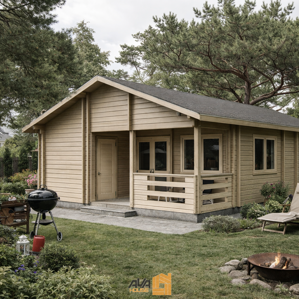 Domek Całoroczny Patrick 7x10 z 20st dachem