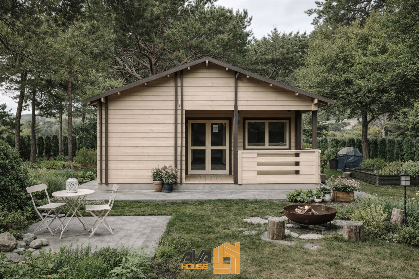 Domek Całoroczny Patrick 7x10 z 20st dachem