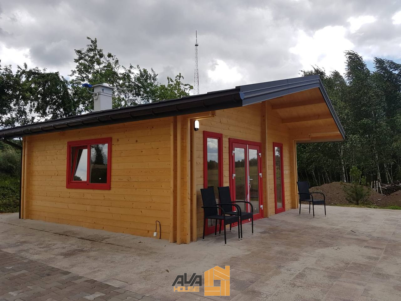 Domek całoroczny Olivia R 6 x 6