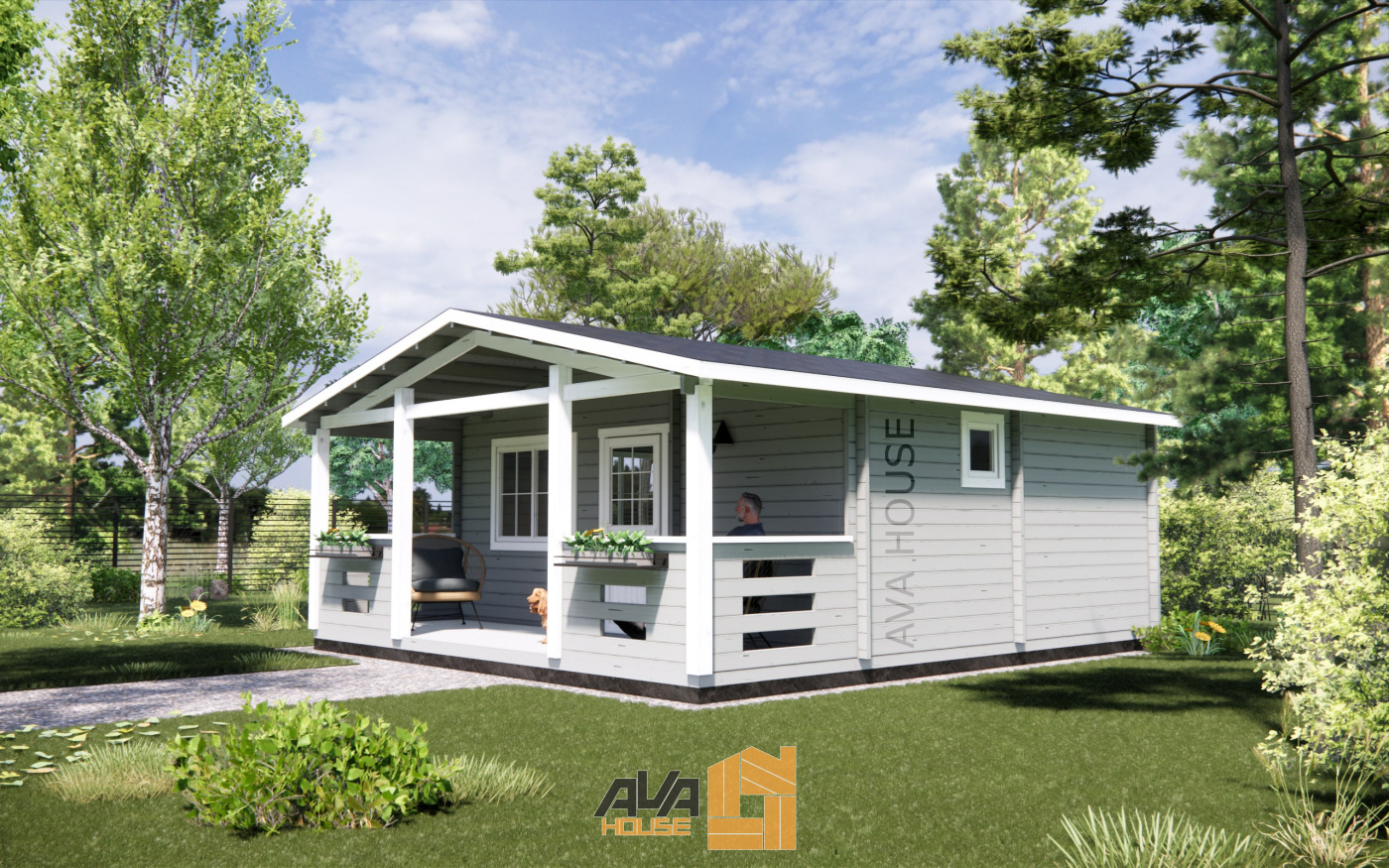 Domek Letniskowy Saule 5,95 x 6,65