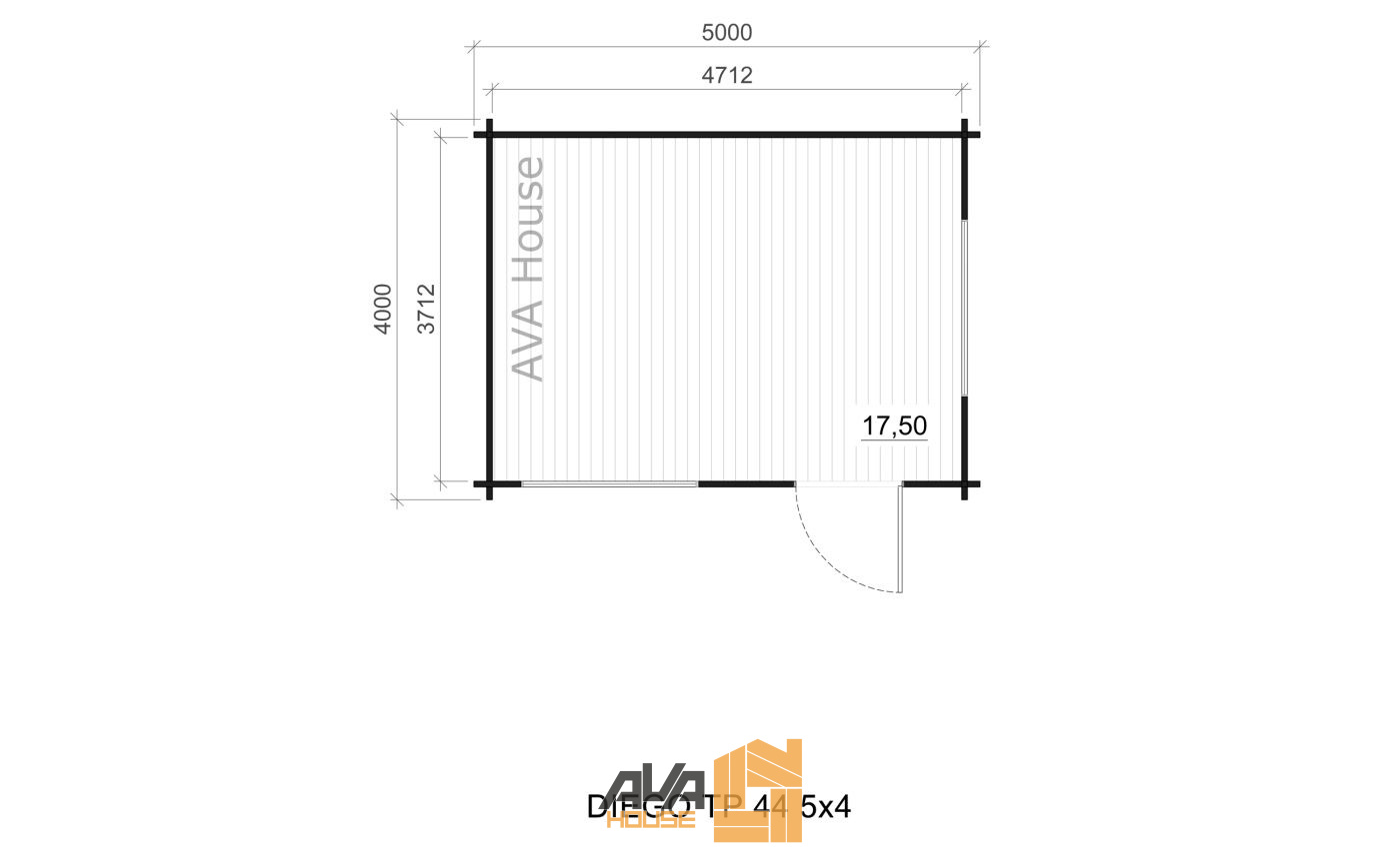 Domek letniskowy Diego TP 5 x 4