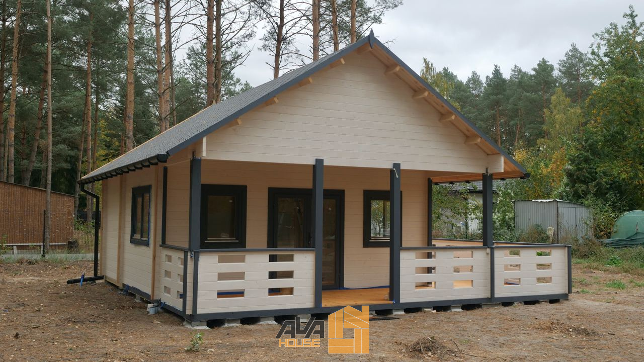 Domek letniskowy Turyn z antresolą R 8 x 7,7