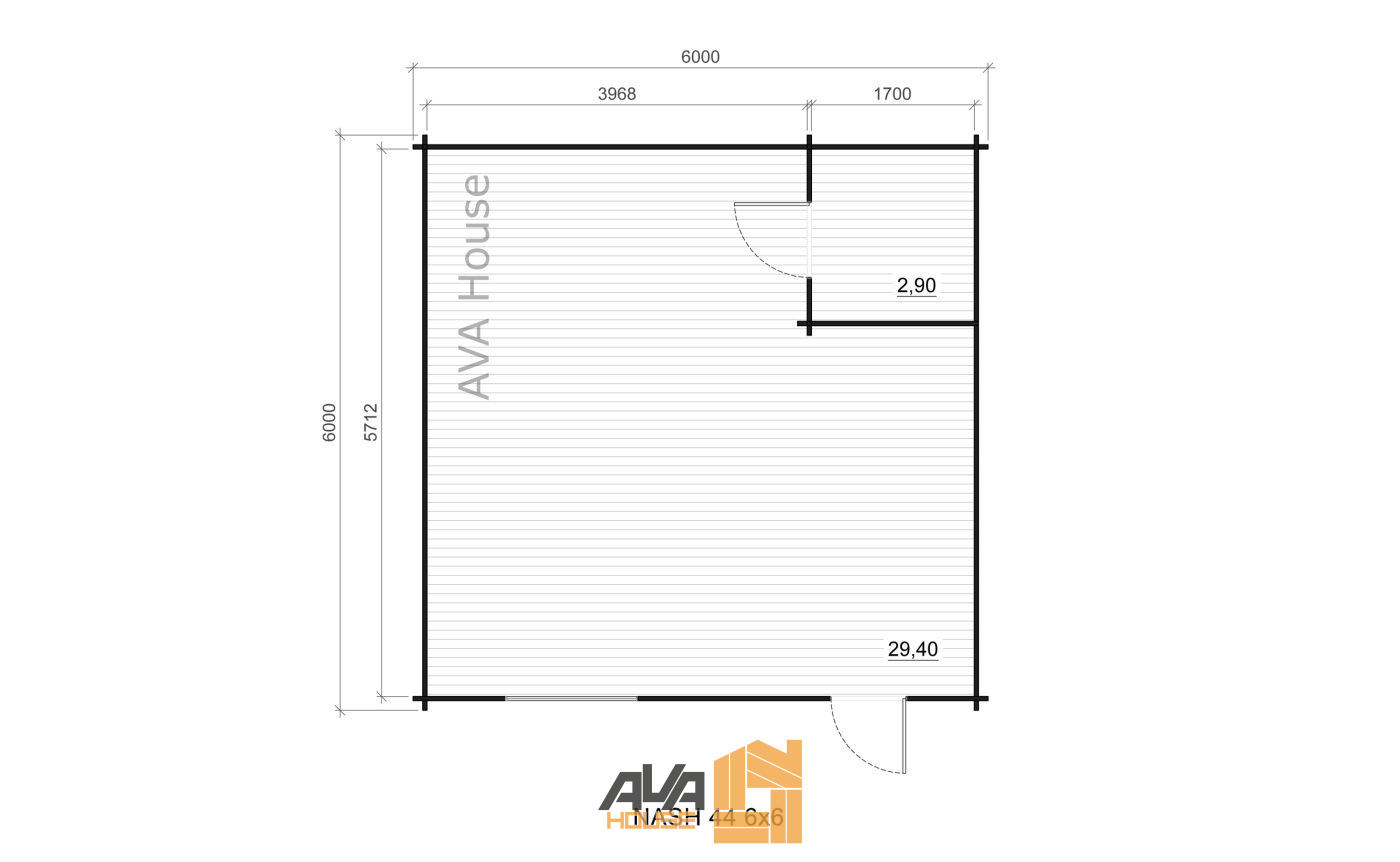 Domek letniskowy Nash 6 x 6