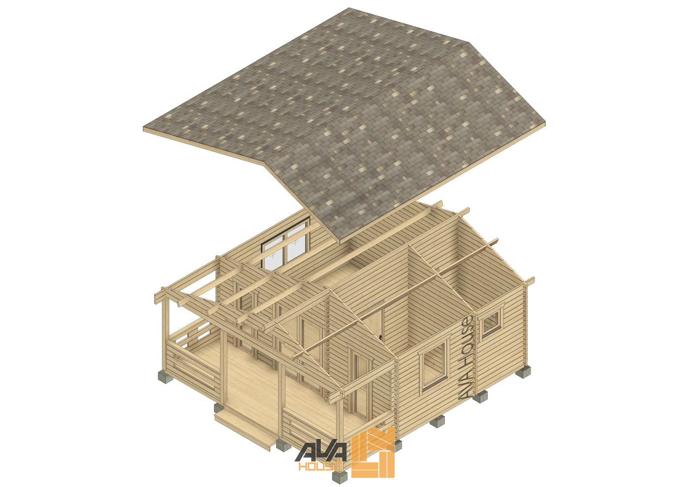 Domek letniskowy Amelia R 6 x 6,5