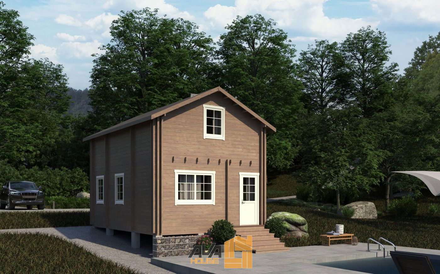 Domek całoroczny Bolonia 5 x 7