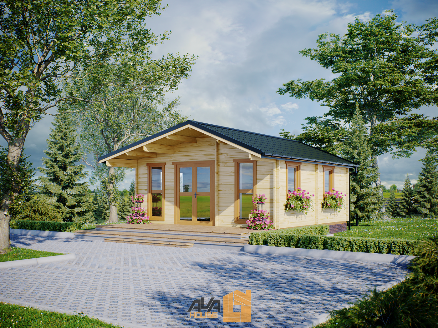 Domek letniskowy Leonardo 6 x 6