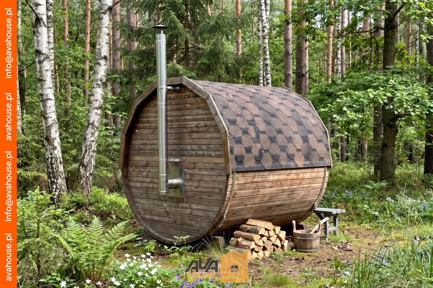 999 Sauna Beczka 2m