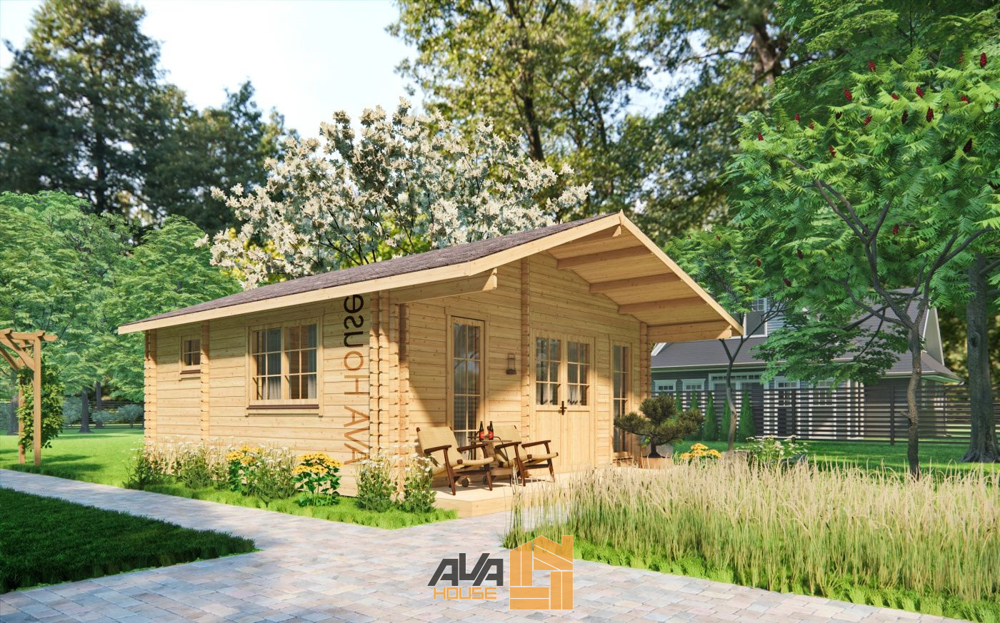 Domek całoroczny Olivia L 6 x 6