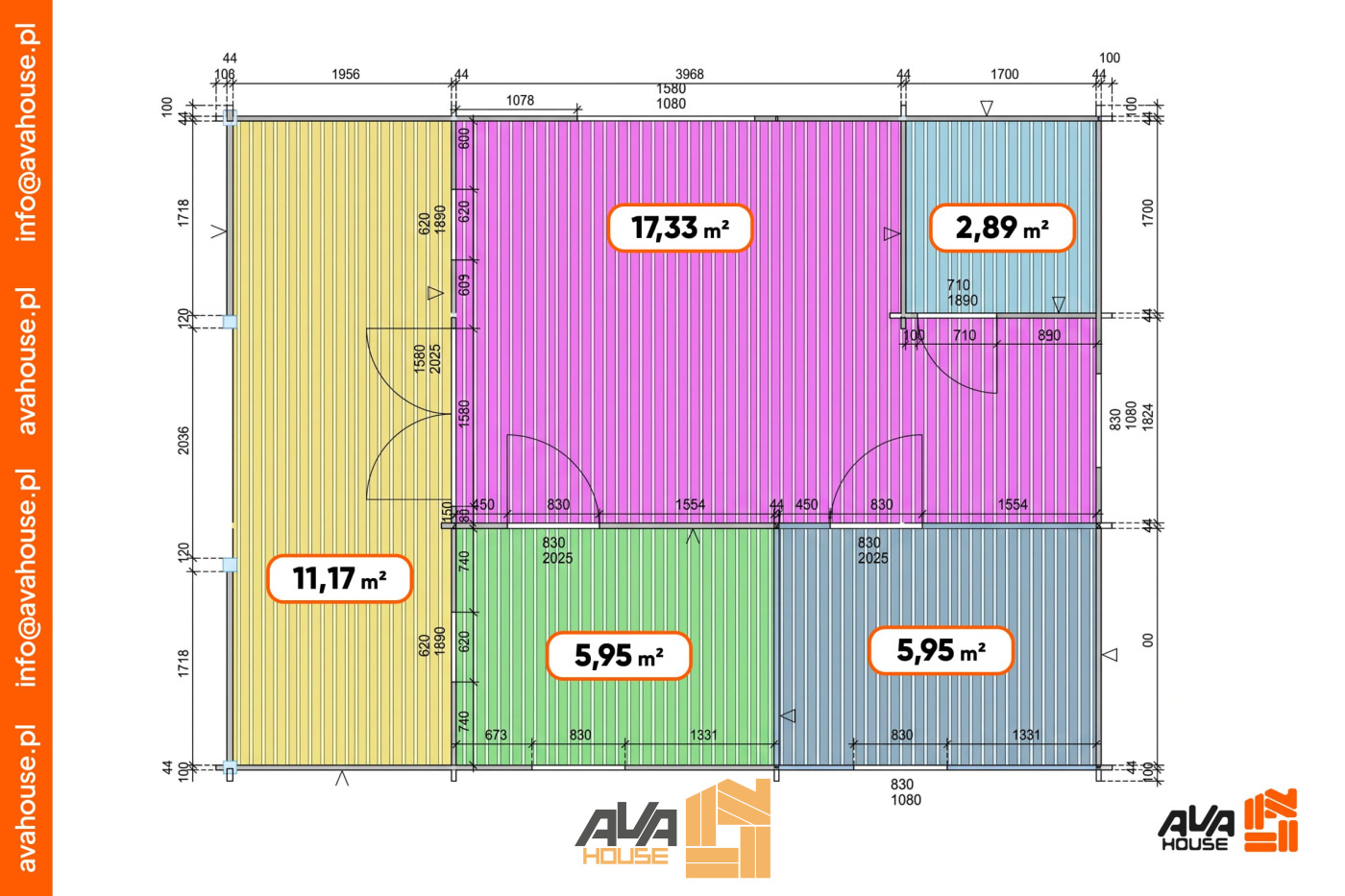 Domek letniskowy Napoli II z tarasem 6 x 8