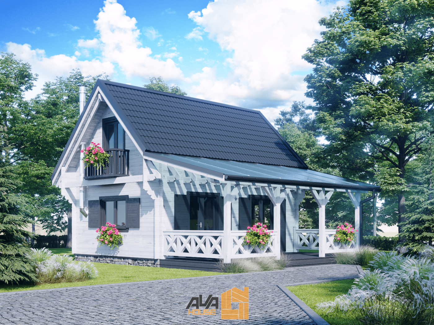 Domek letniskowy Karpaty 7 x 8