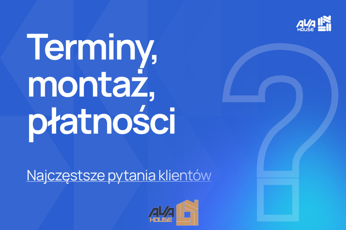 Terminy, montaż, płatności