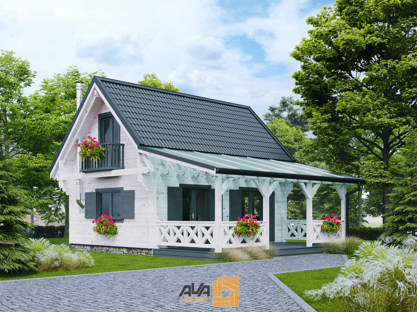 Domek letniskowy Karpaty 7 x 8
