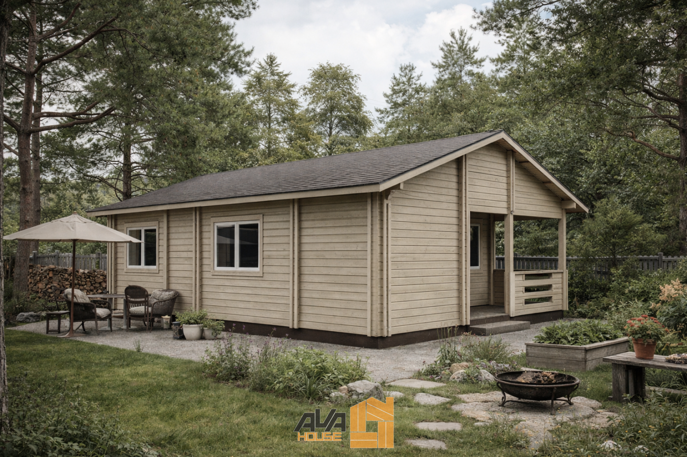 Domek Całoroczny Patrick 7x10 z 20st dachem