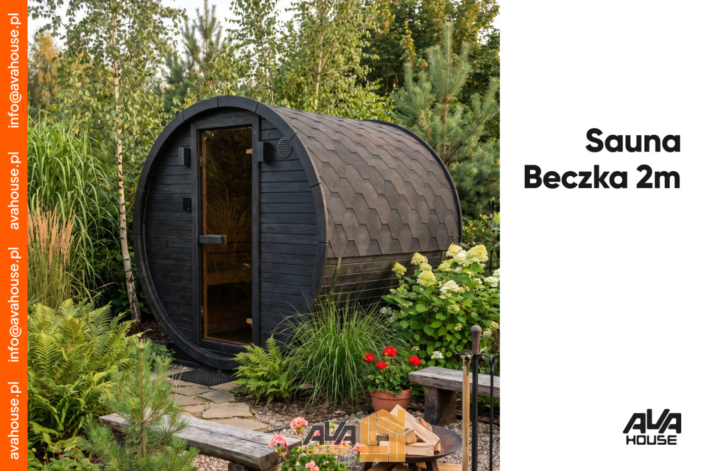 999 Sauna Beczka 2m