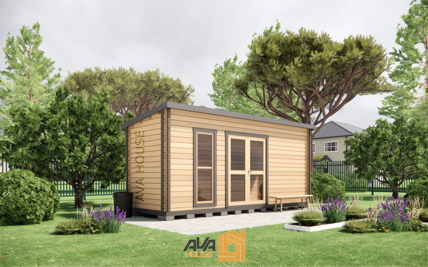 Domek szkieletowy Vagon 6 x 2