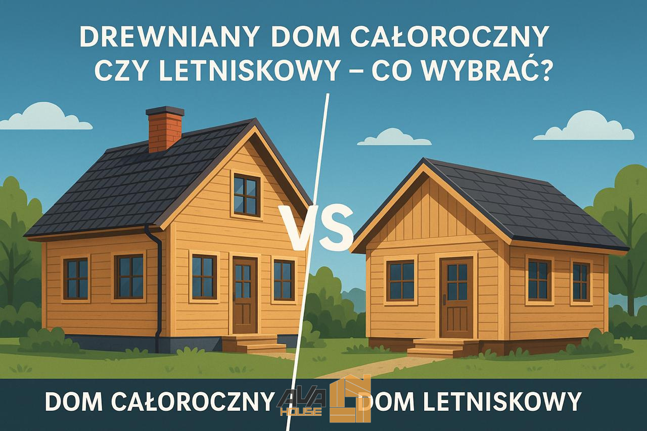 Drewniany dom całoroczny czy letniskowy – co wybrać?