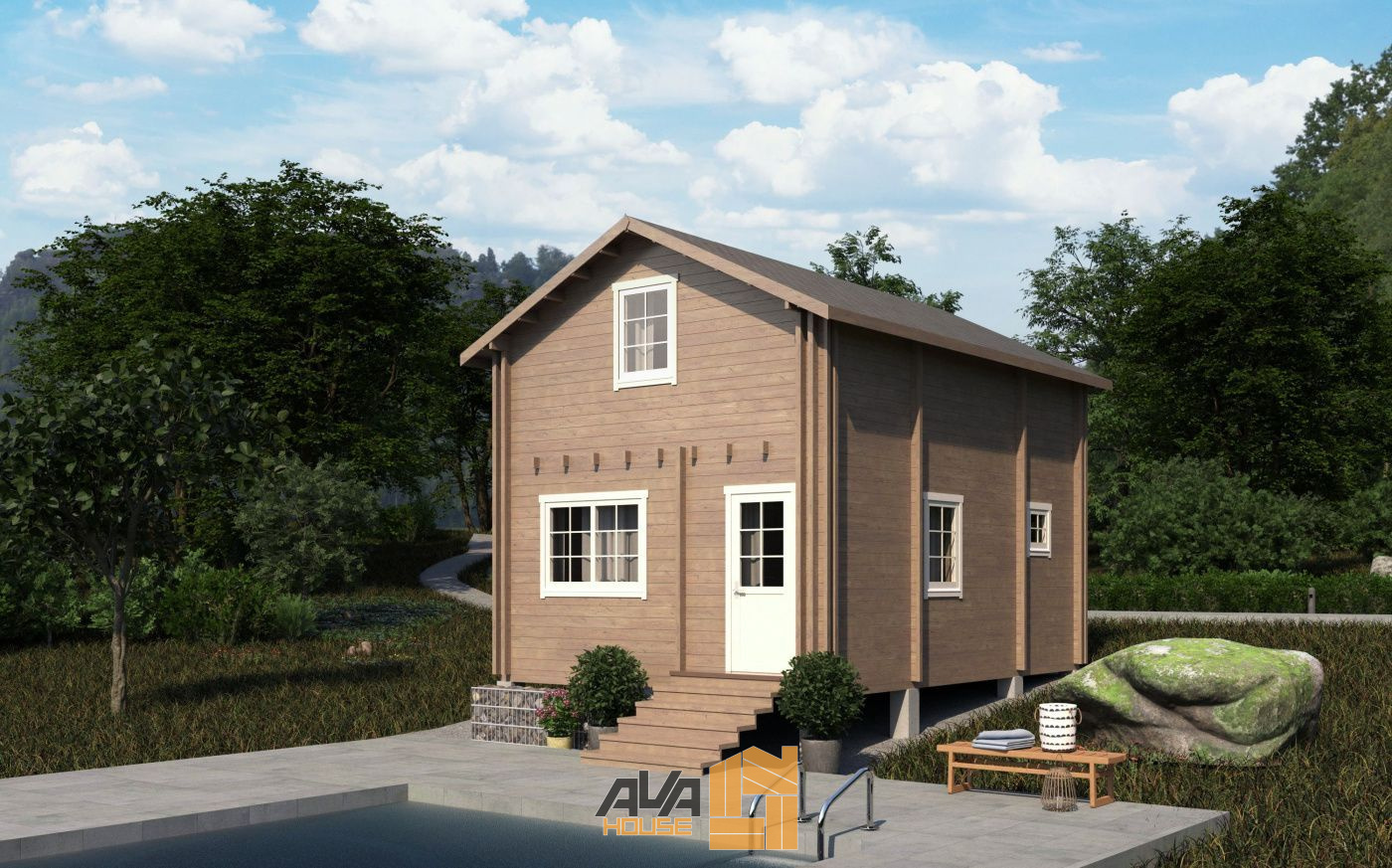 Domek całoroczny Bolonia 5 x 7