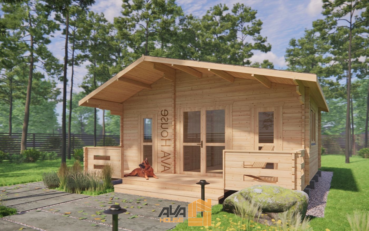 Domek letniskowy Akta L 6 x 6