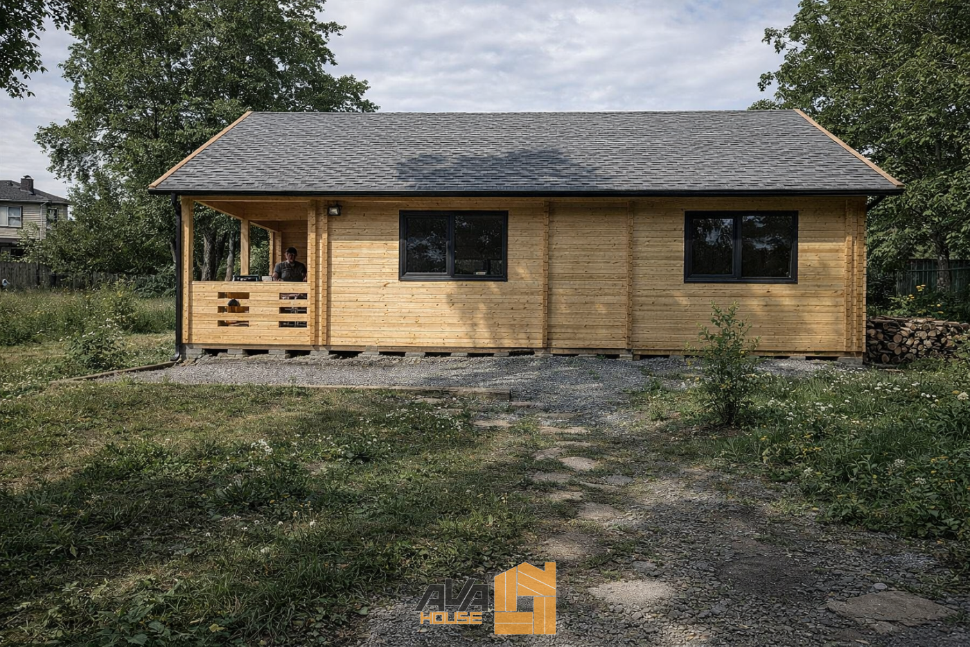 Domek Całoroczny Patrick 7x10 z 30 st dachem