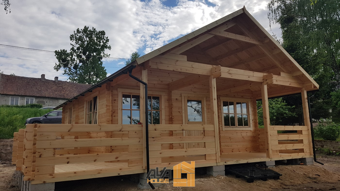 Domek letniskowy Argus z antresolą 6 x 6