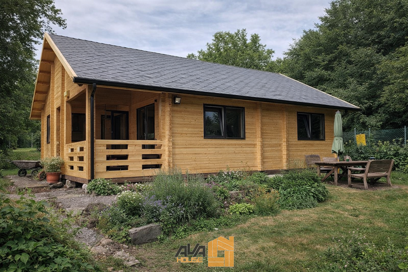 Domek Całoroczny Patrick 7x10 z 30 st dachem