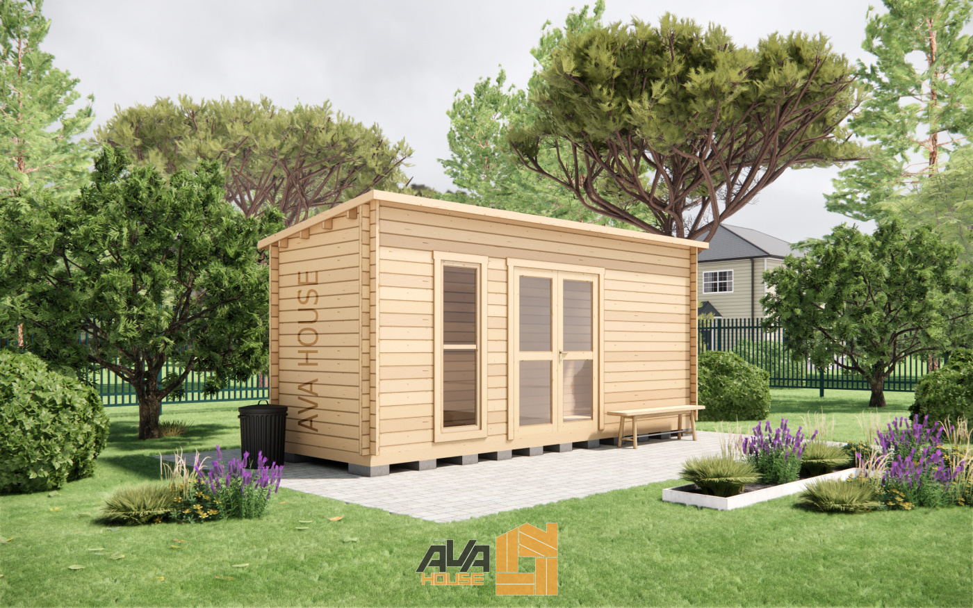 Domek szkieletowy Vagon 6 x 2