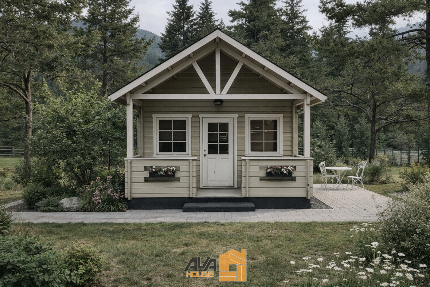 Domek Letniskowy z antresolą Aurora 6,6x4,7