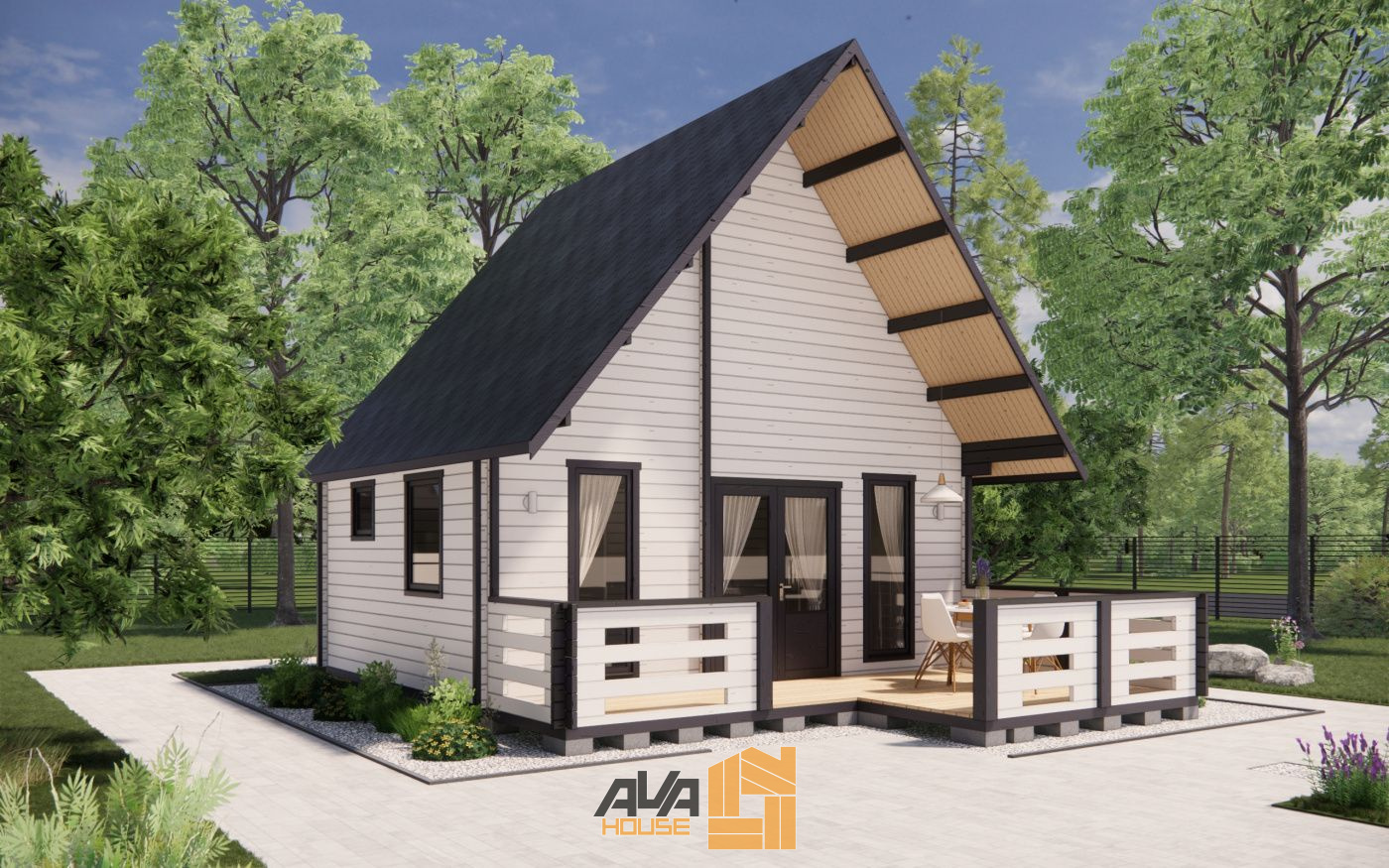 Domek letniskowy Hof z antresolą L 6 x 7,5