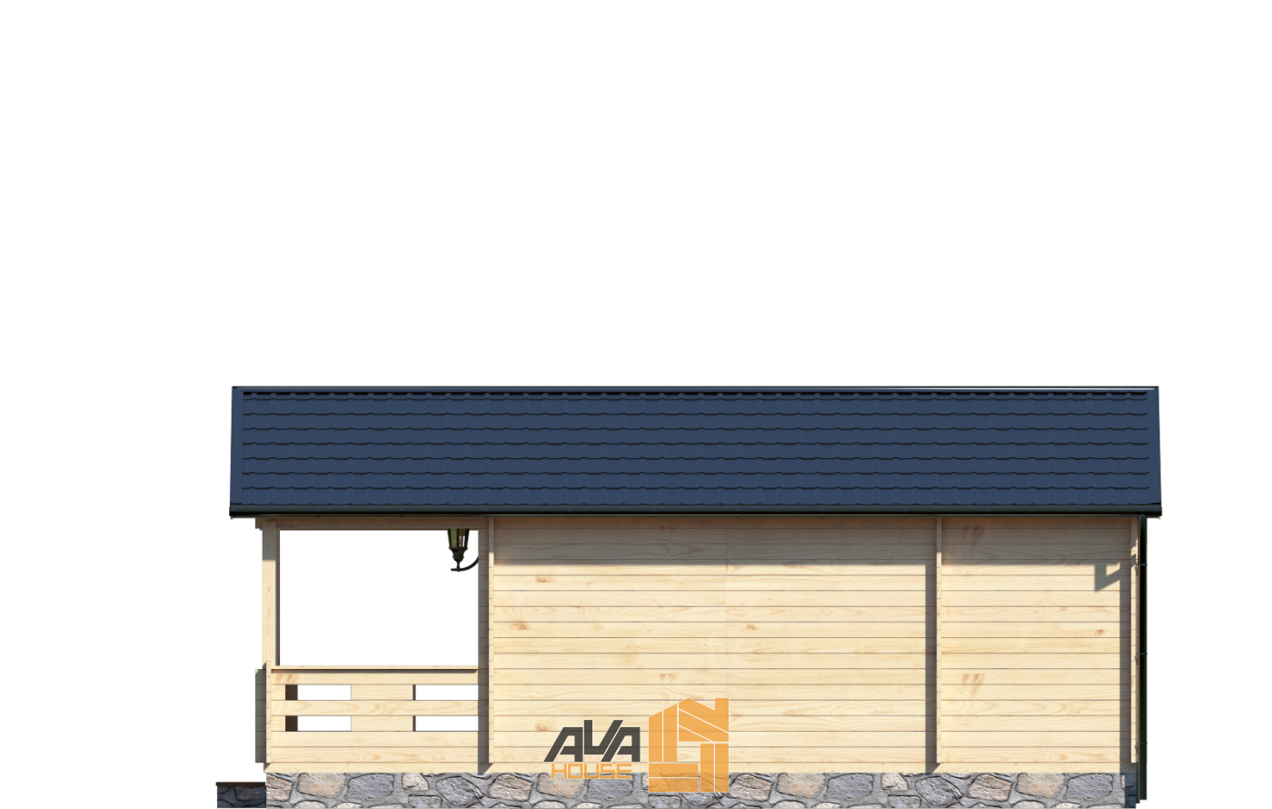 Domek letniskowy Napoli z tarasem 6 x 8