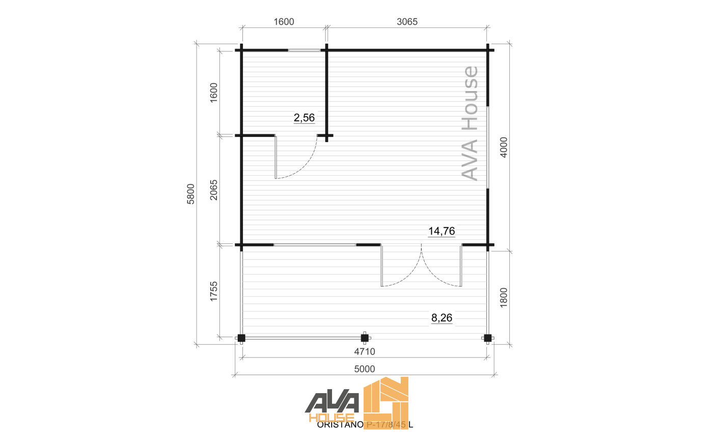 Domek letniskowy Oristano L 5 x 5,8