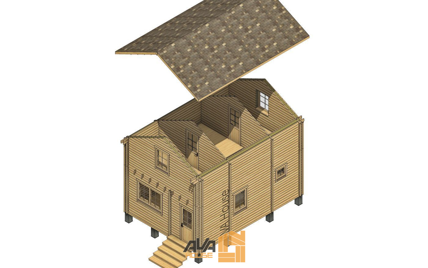 Domek całoroczny Bolonia 5 x 7