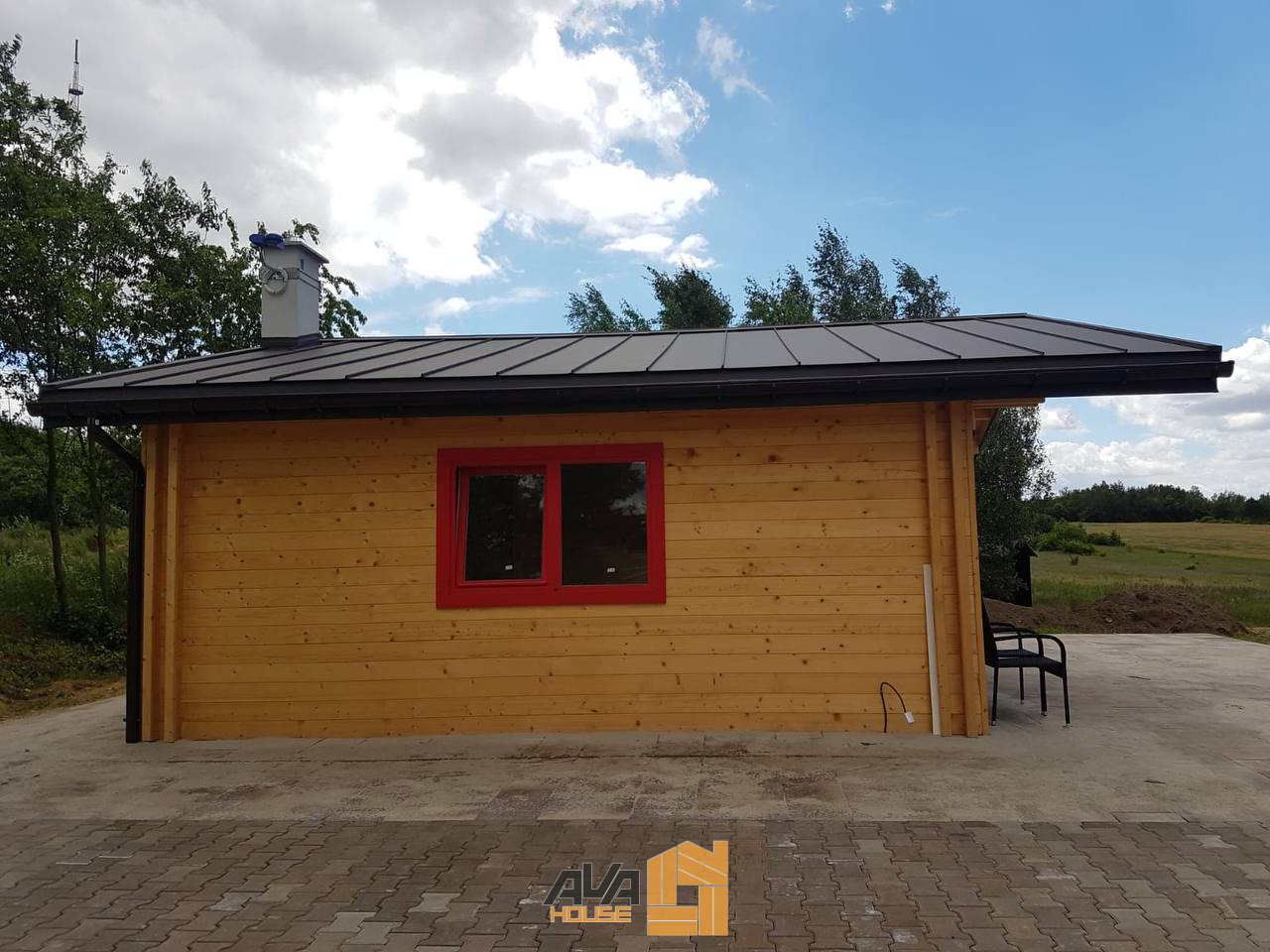 Domek całoroczny Olivia R 6 x 6