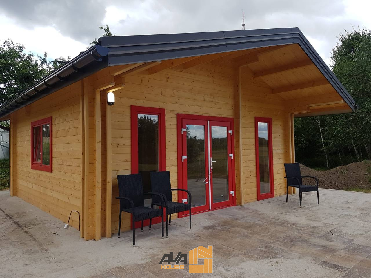 Domek całoroczny Olivia R 6 x 6