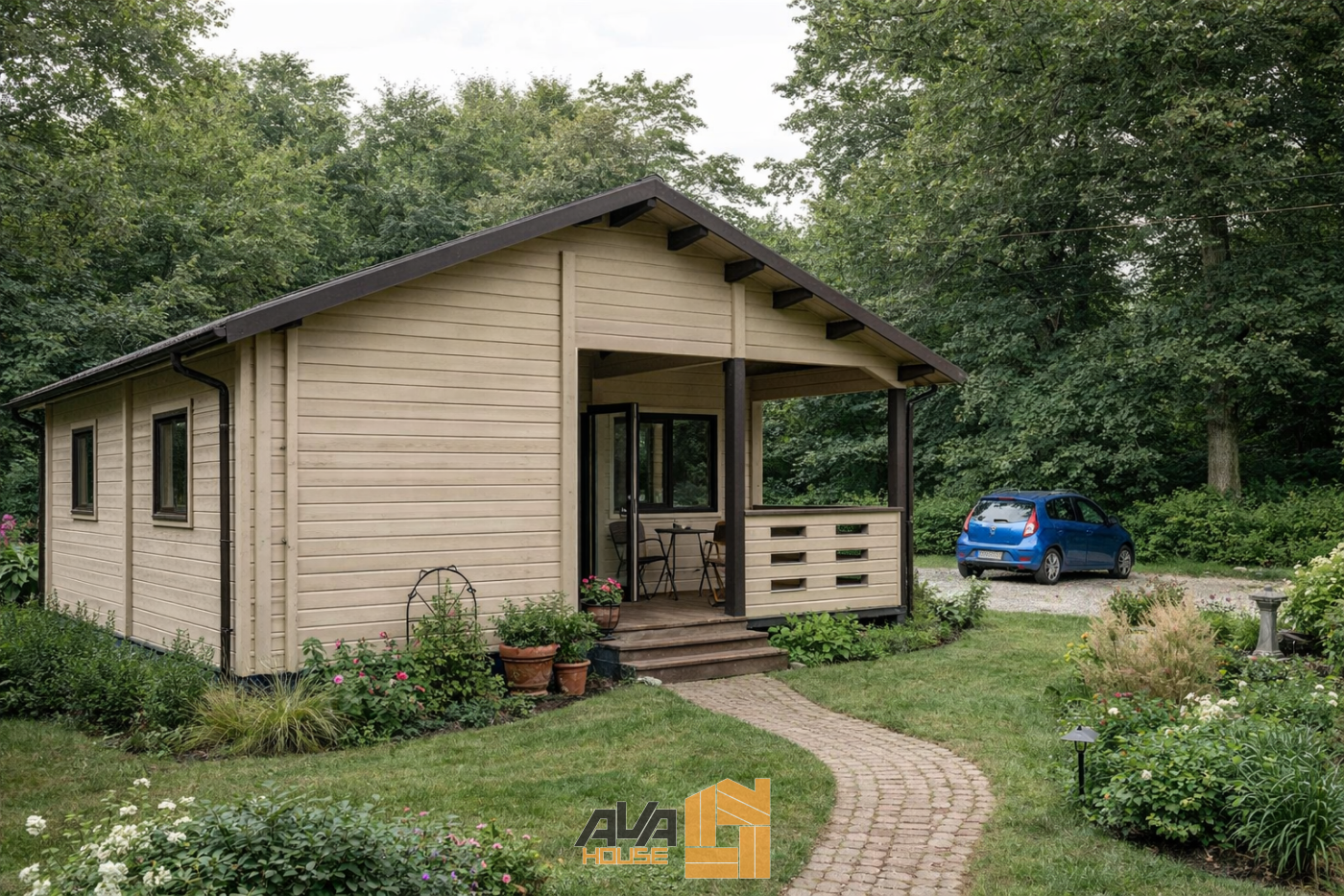 Domek Całoroczny Patrick 7x10 z 20st dachem