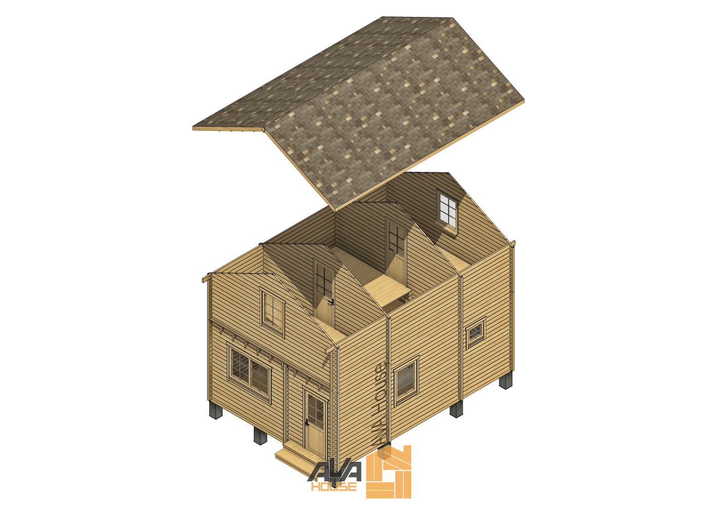 Domek letniskowy Robert II  5 x 7