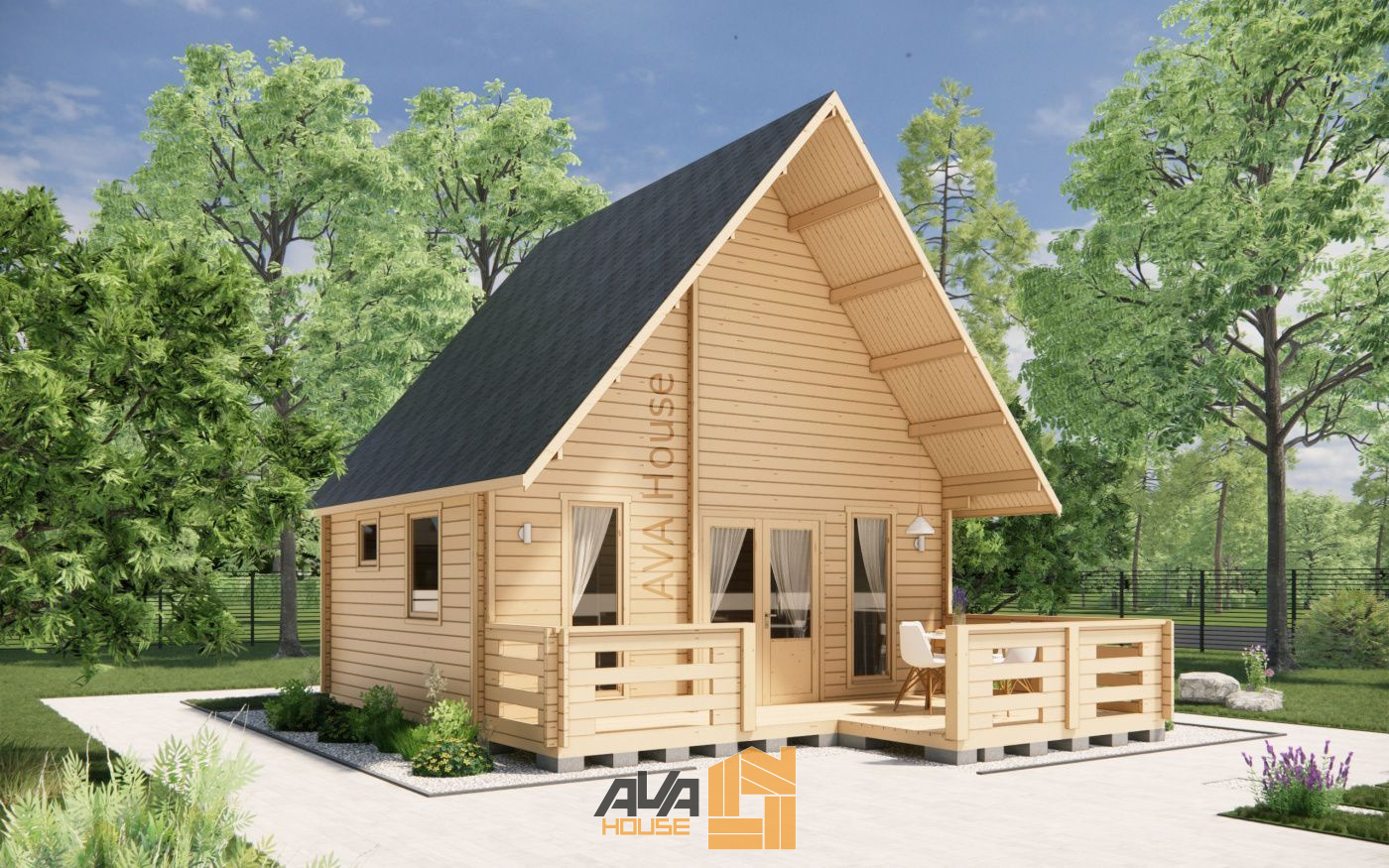 Domek letniskowy Hof z antresolą L 6 x 7,5